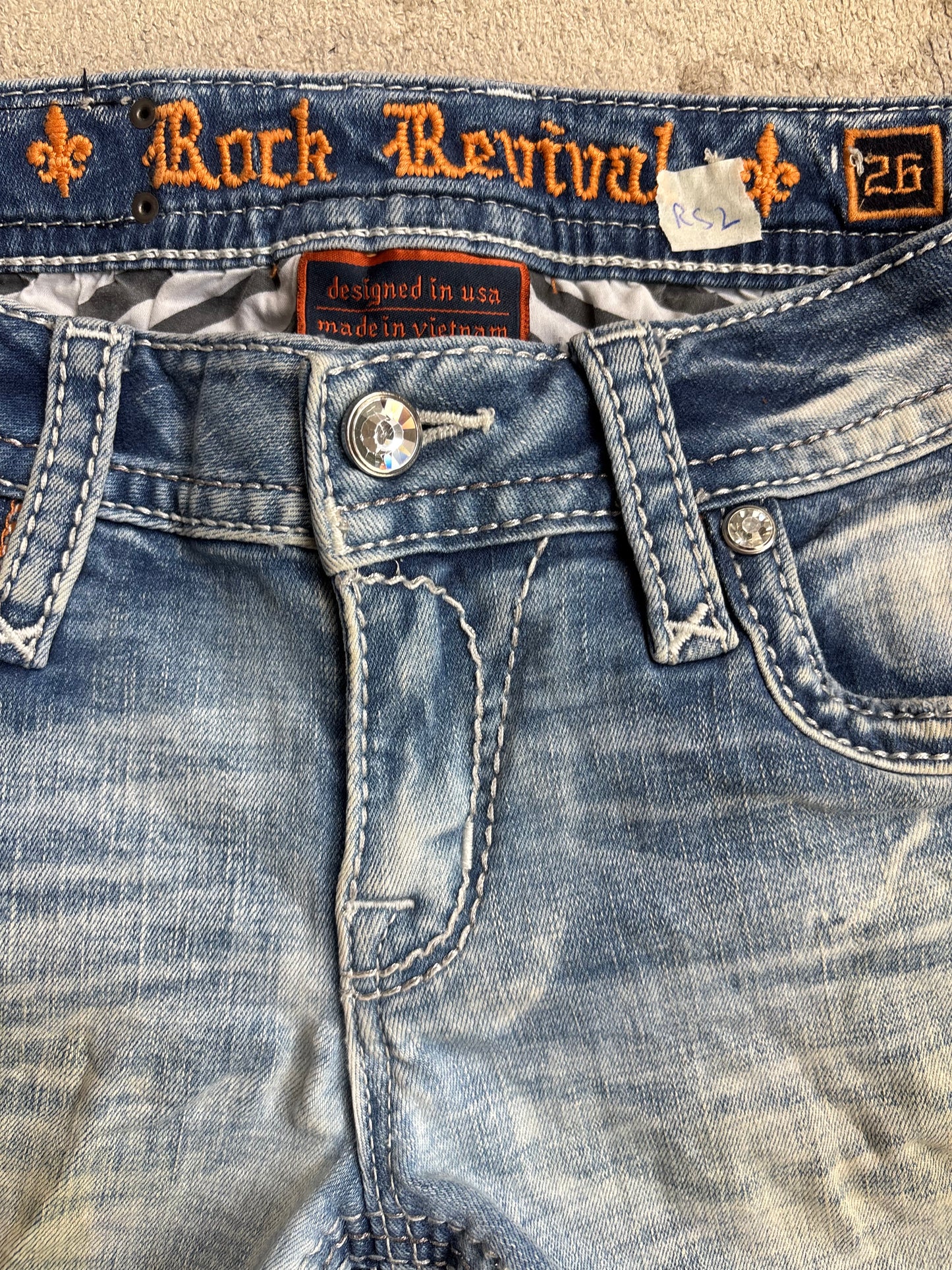 ROCK REVIVAL HOT PANT W26 #RS2