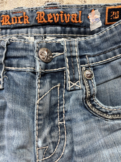 ROCK REVIVAL JEANS W28 L32 #RR9