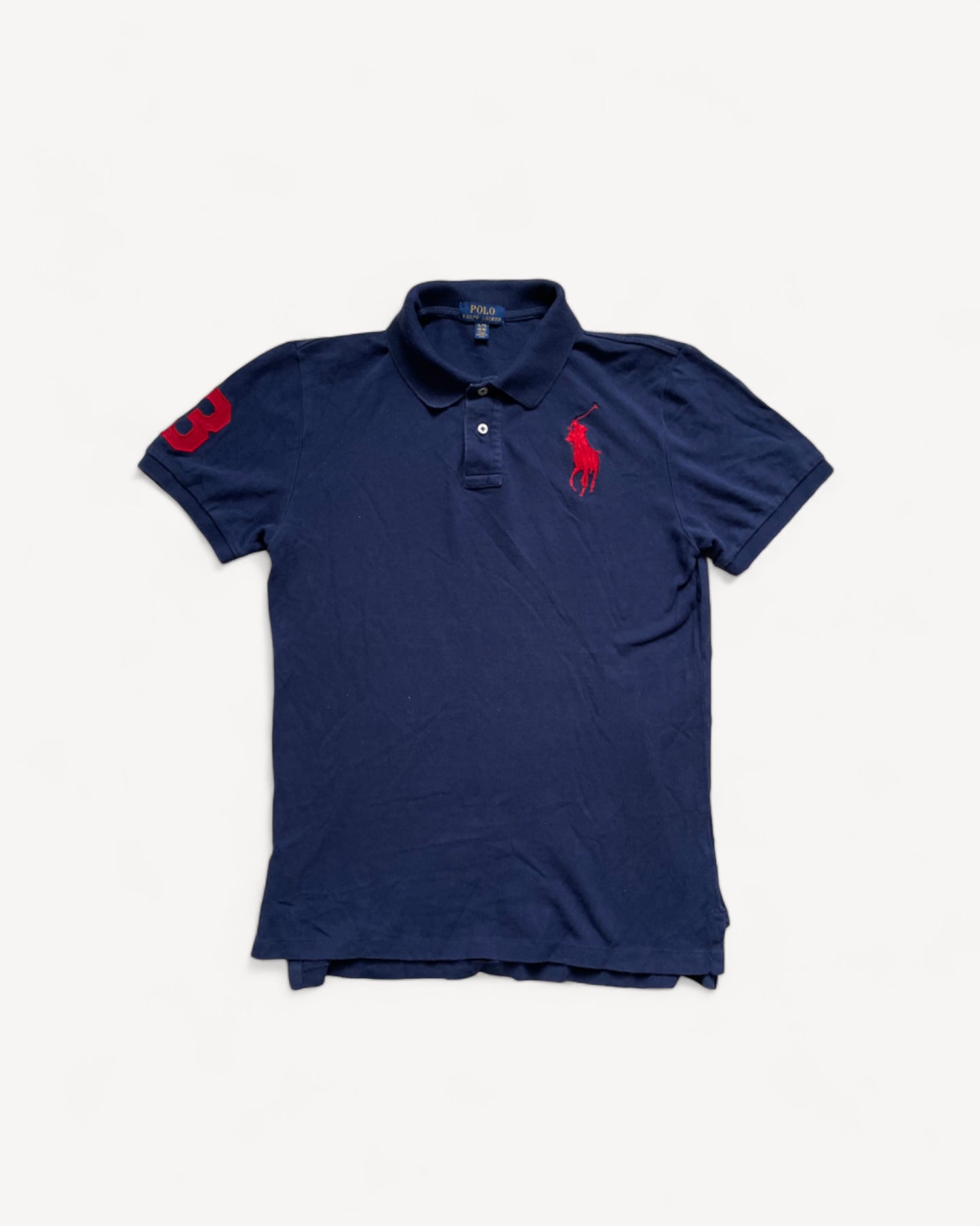 RALPH LAUREN POLO SHIRT NAVY (M)