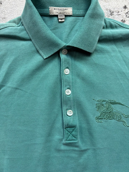 BURBERRY GREEN POLO SHIRT (M)