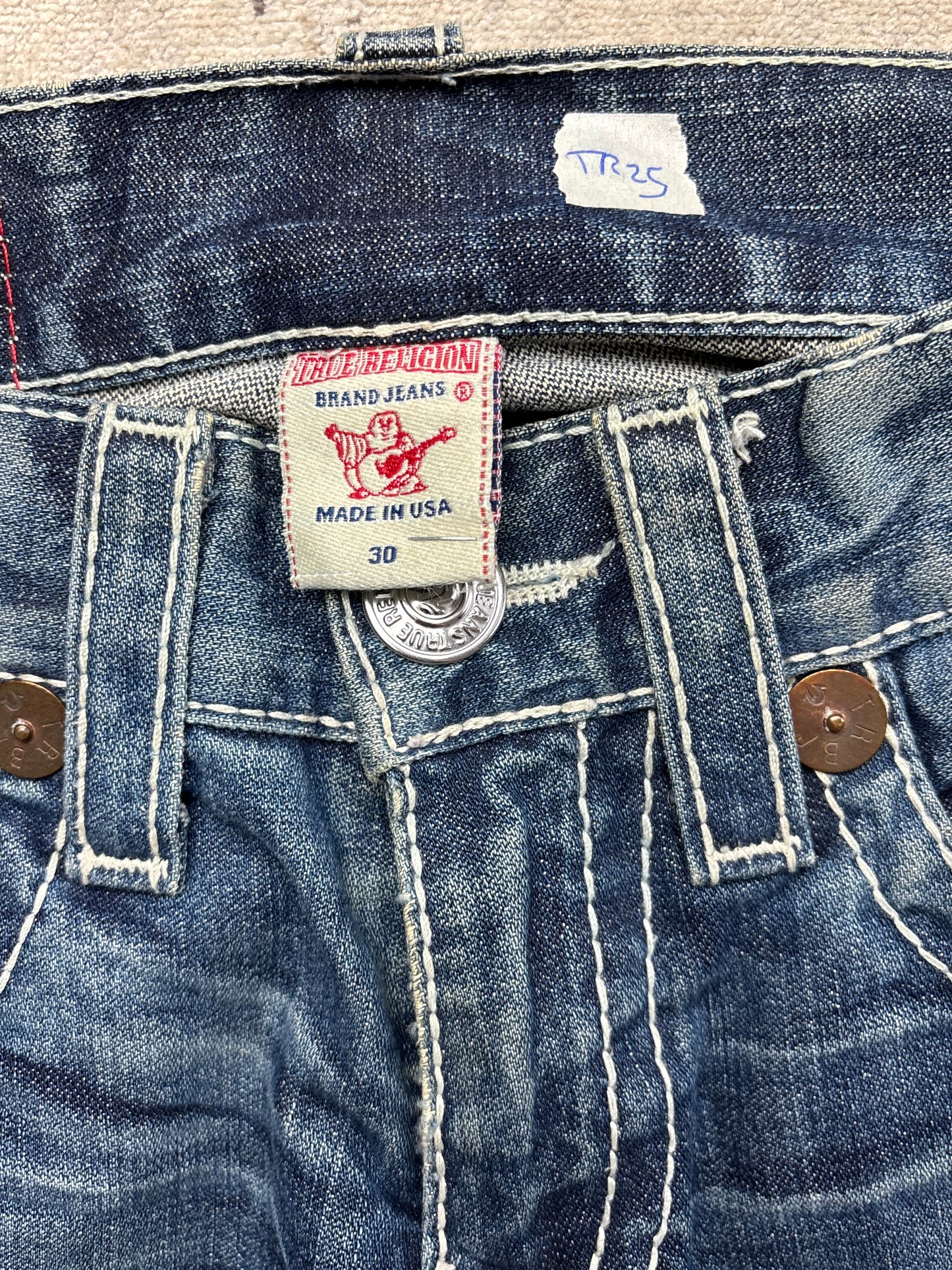 TRUE RELIGION JEANS W30 L32 #TR25