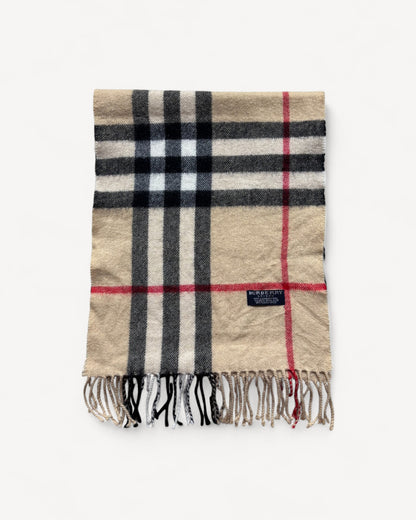 BURBERRY NOVACHECK SCARF BEIGE