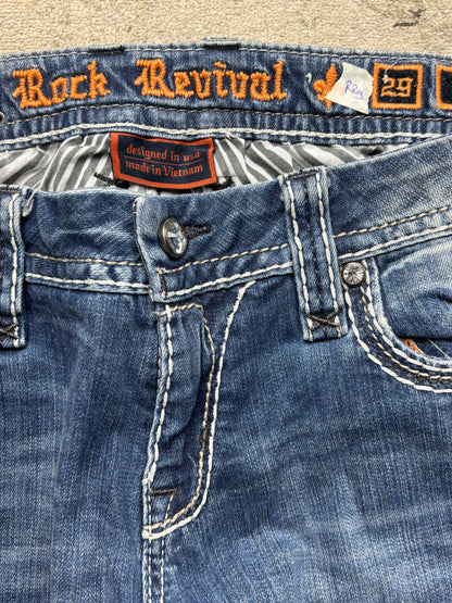 ROCK REVIVAL JEANS W29 L30 #RR9
