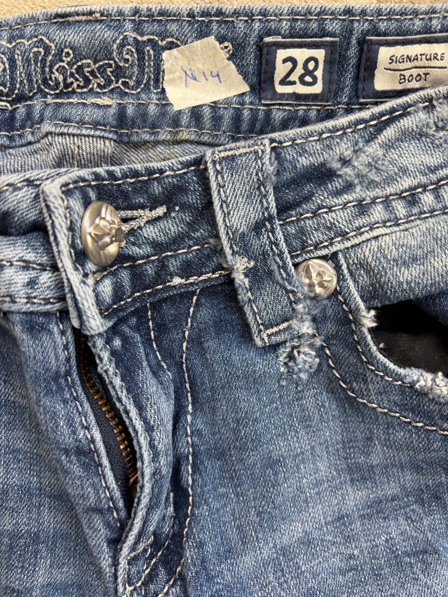 MISS ME JEANS W28 L32 #M14