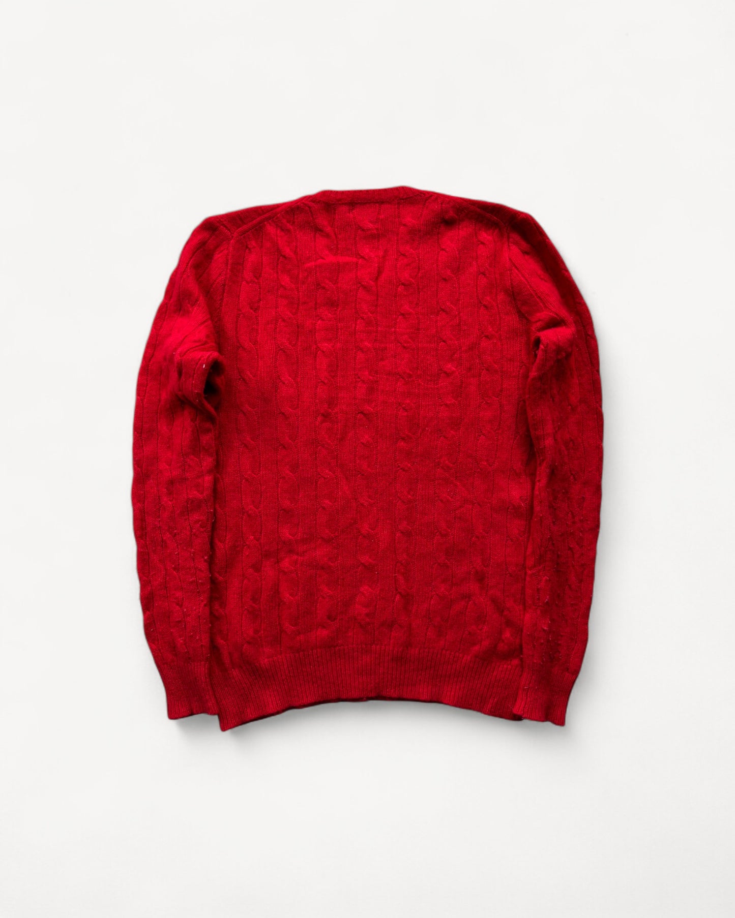 RALPH LAUREN RED KNIT (S)