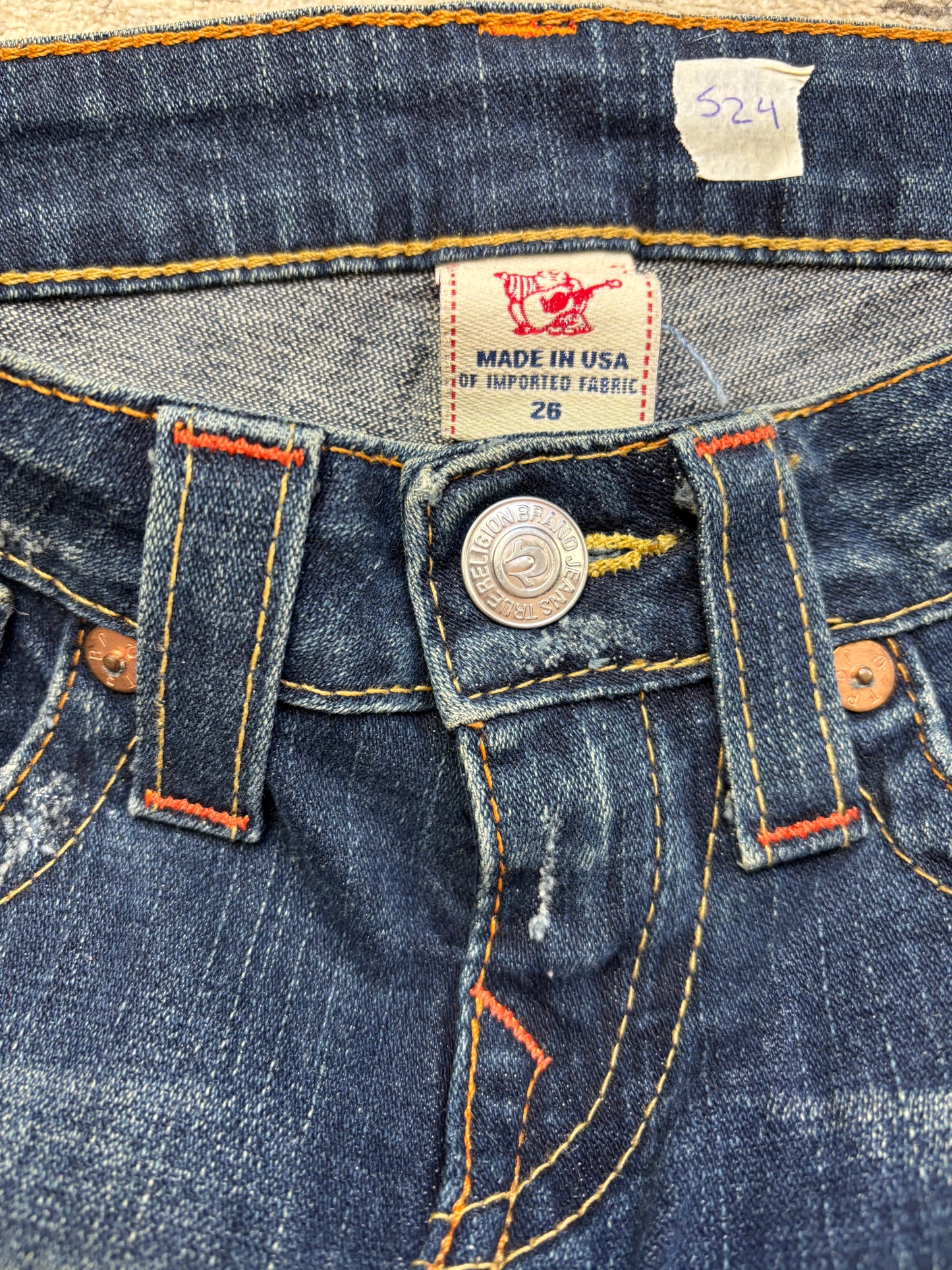 TRUE RELIGION SKIRT W26 #S24