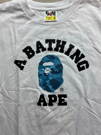 BAPE WHITE T-SHIRT (M)