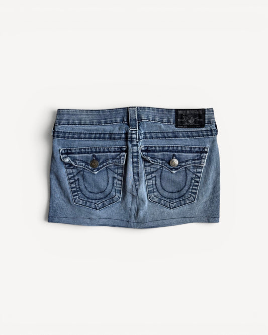 TRUE RELIGION SKIRT W27 #S11