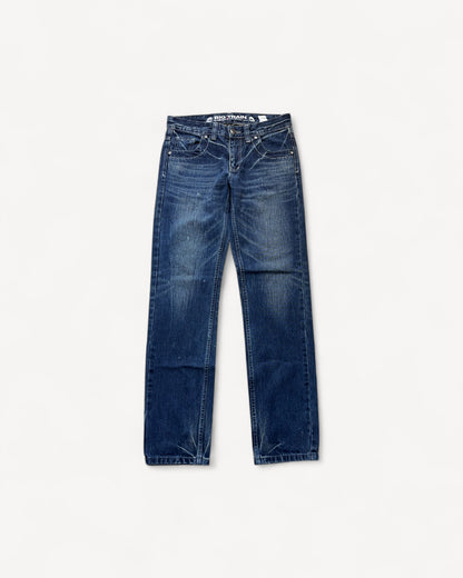 JAPANESE EMBROIDERED DENIM W30 L32 #JAP3