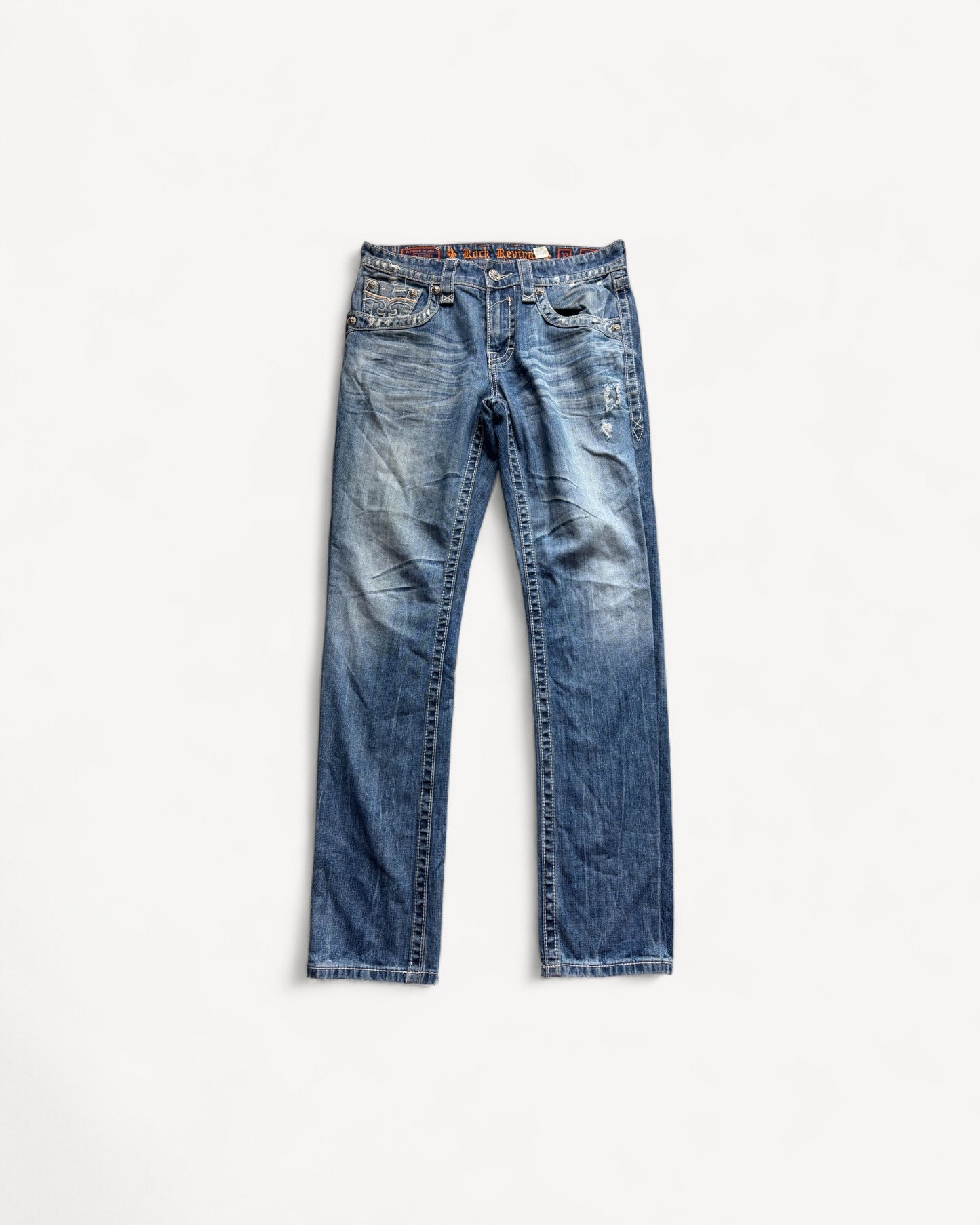 ROCK REVIVAL JEANS W32 L34 #RR13