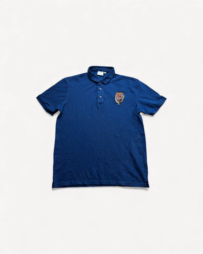 BURBERRY NAVY POLO SHIRT (XL)