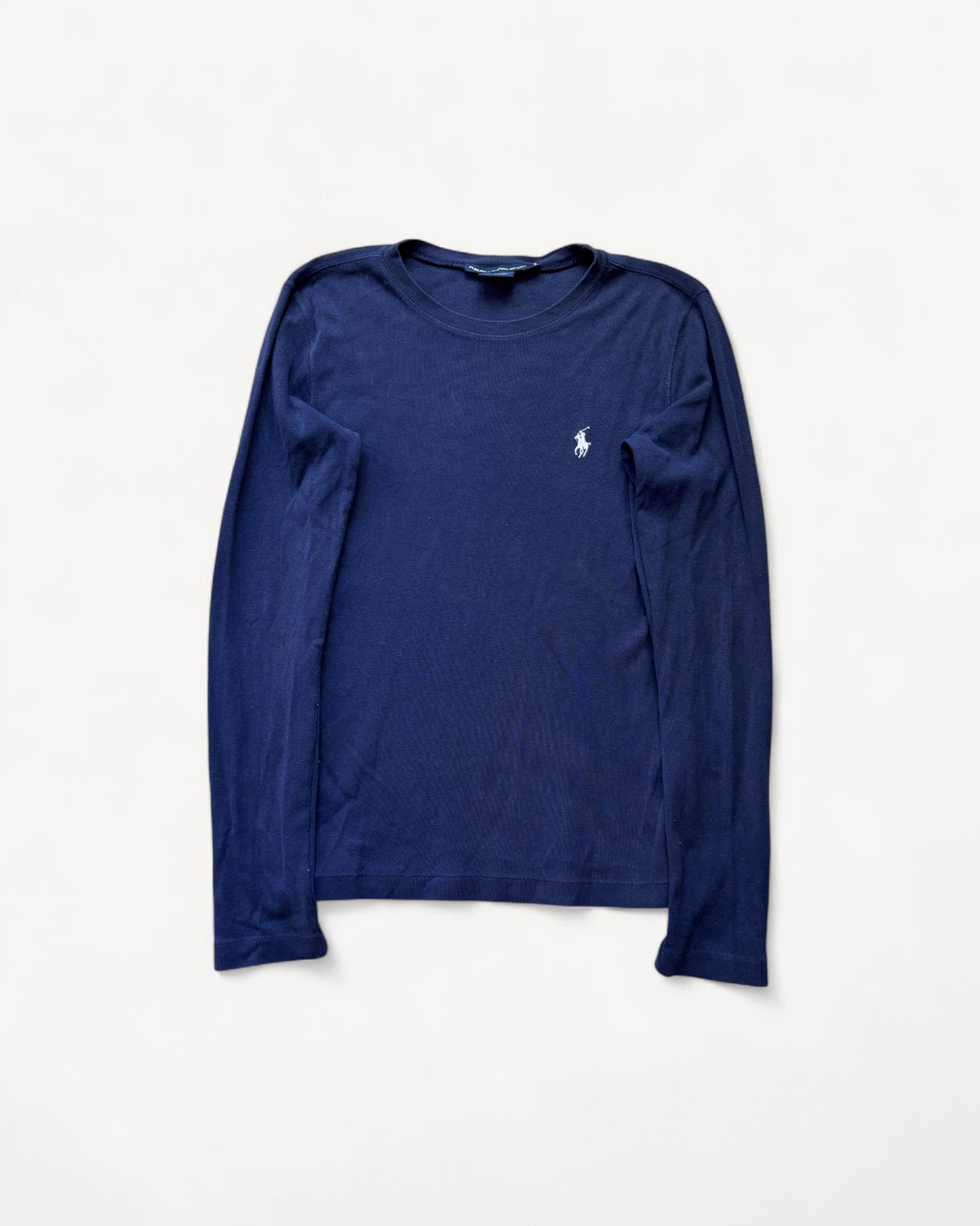 RALPH LAUREN LONGSLEEVE NAVY (S)