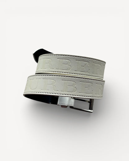 BURBERRY WHITE BELT