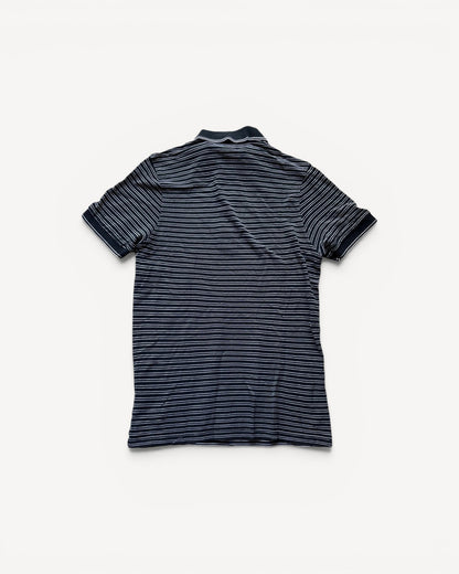 BURBERRY STRIPED POLO SHIRT (M)