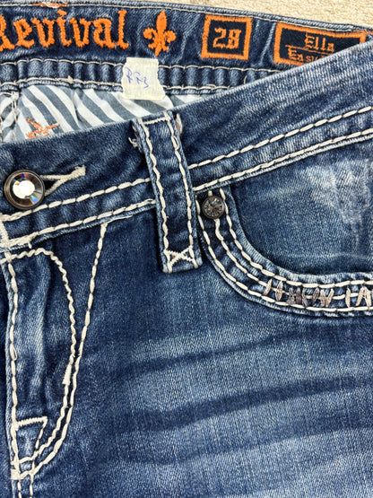 ROCK REVIVAL JEANS W28 L32 #RR3