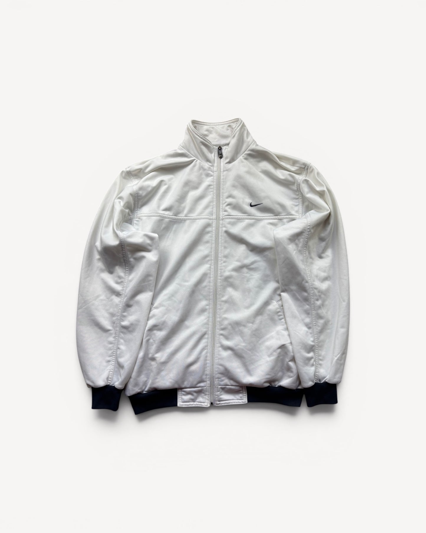 NIKE WHITE ZIP UP VEST (M)