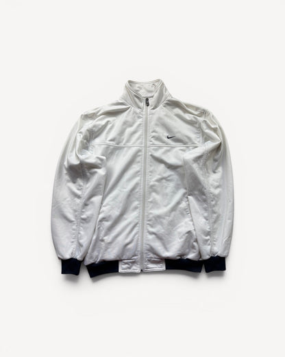 NIKE WHITE ZIP UP VEST (M)
