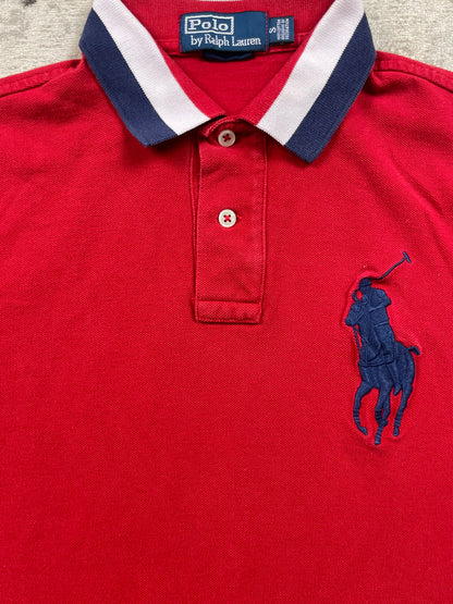 RALPH LAUREN POLO SHIRT RED (S)