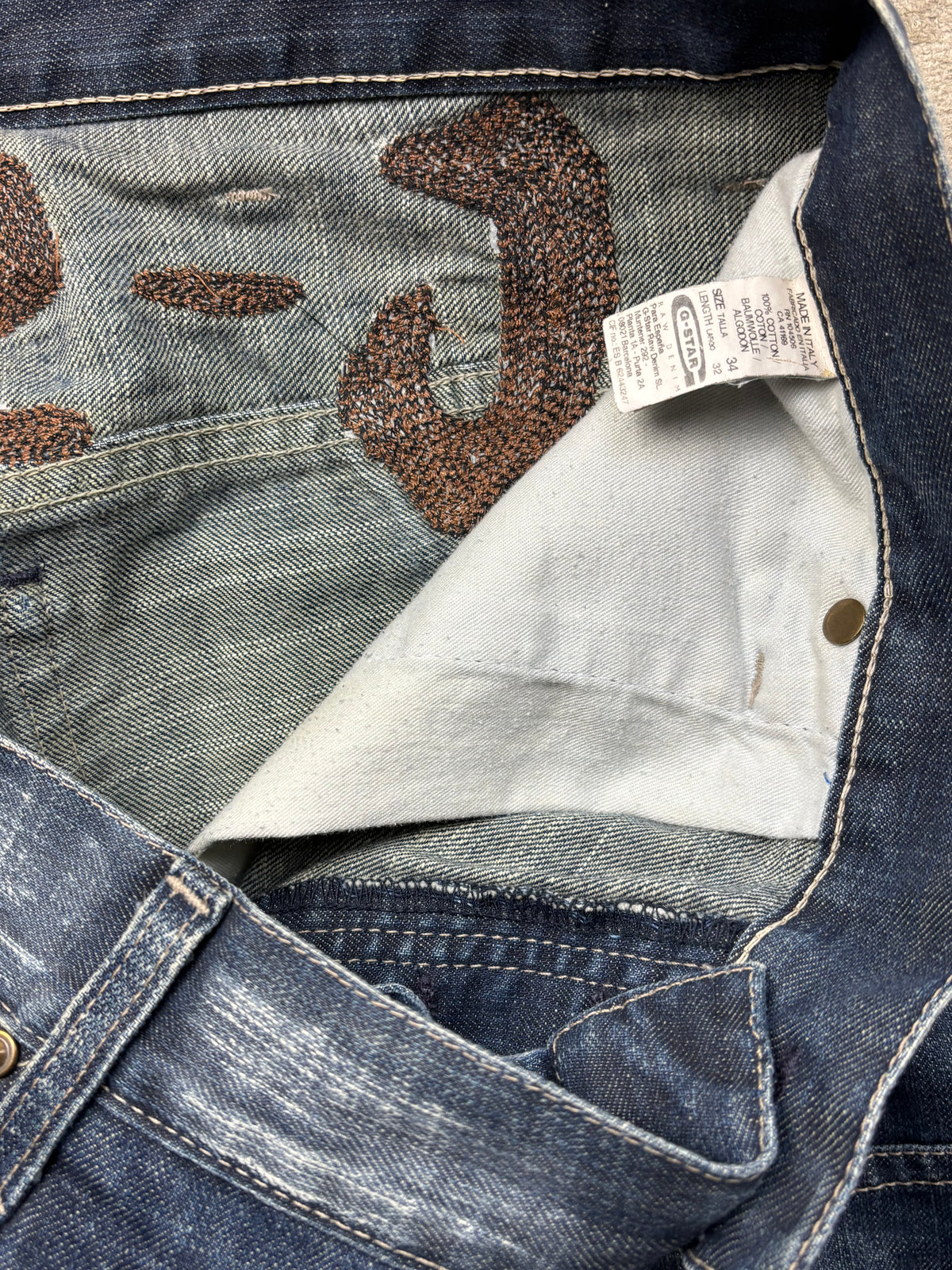 G-STAR JEANS W34 L32