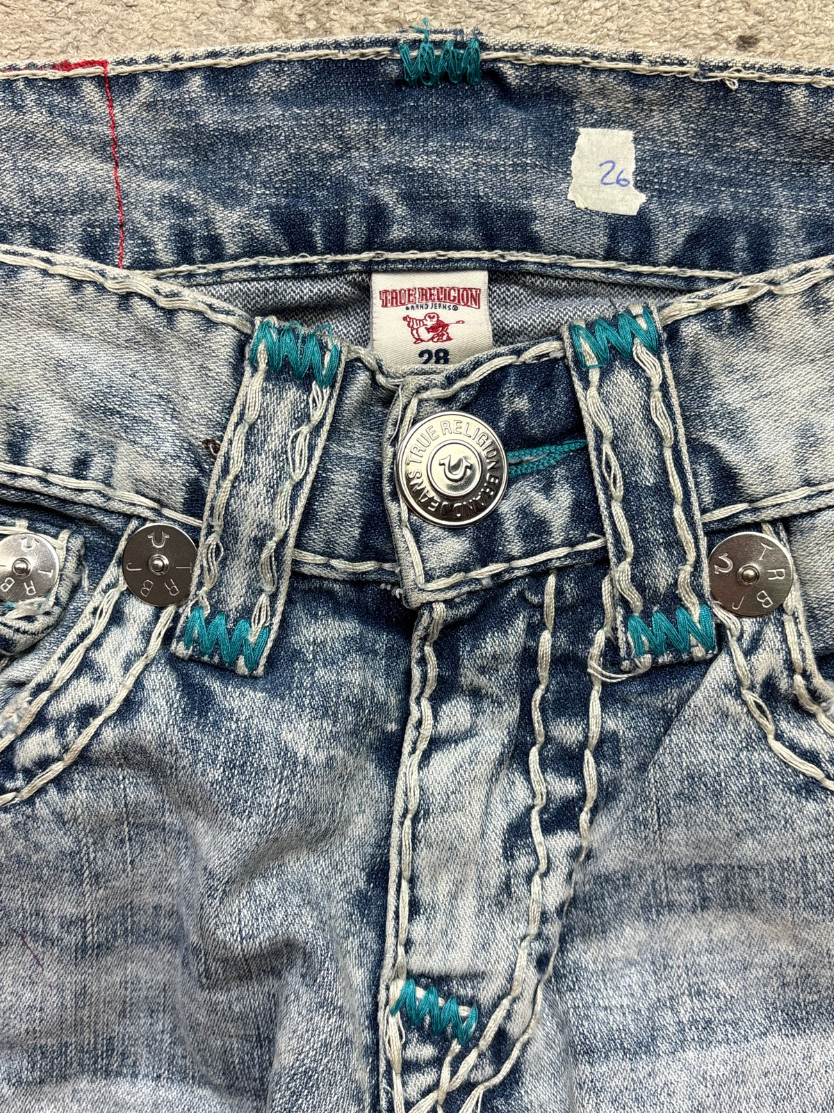 TRUE RELIGION JEANS W28 L34 #TR26