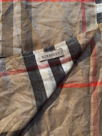 BURBERRY NOVACHECK SCARF BEIGE