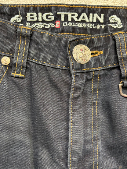 JAPANESE EMBROIDERED DENIM W32 L32 #JAP12