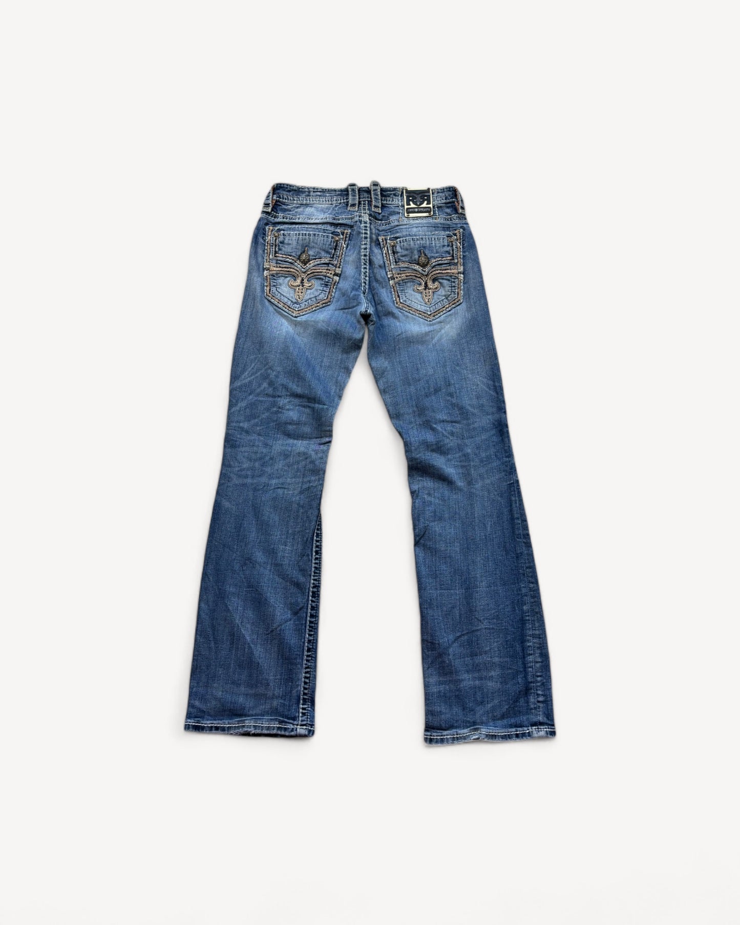 ROCK REVIVAL JEANS W34 L34 #RR24