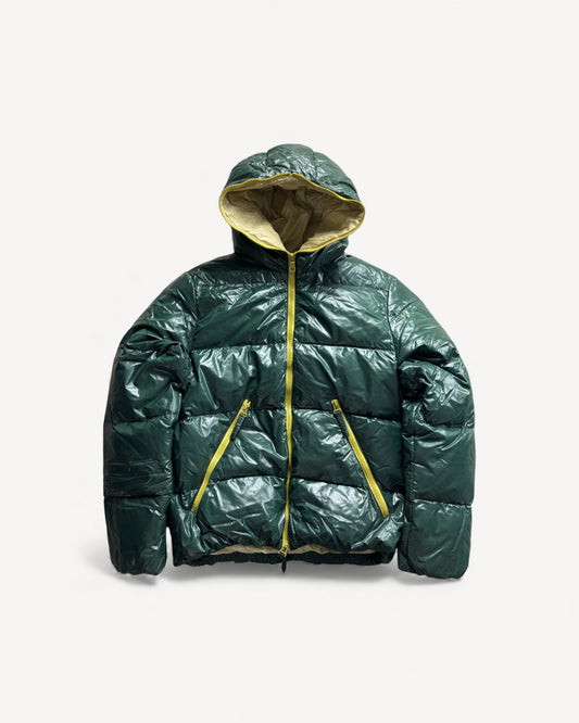 DUVETICA GREEN PUFFER JACKET (M)