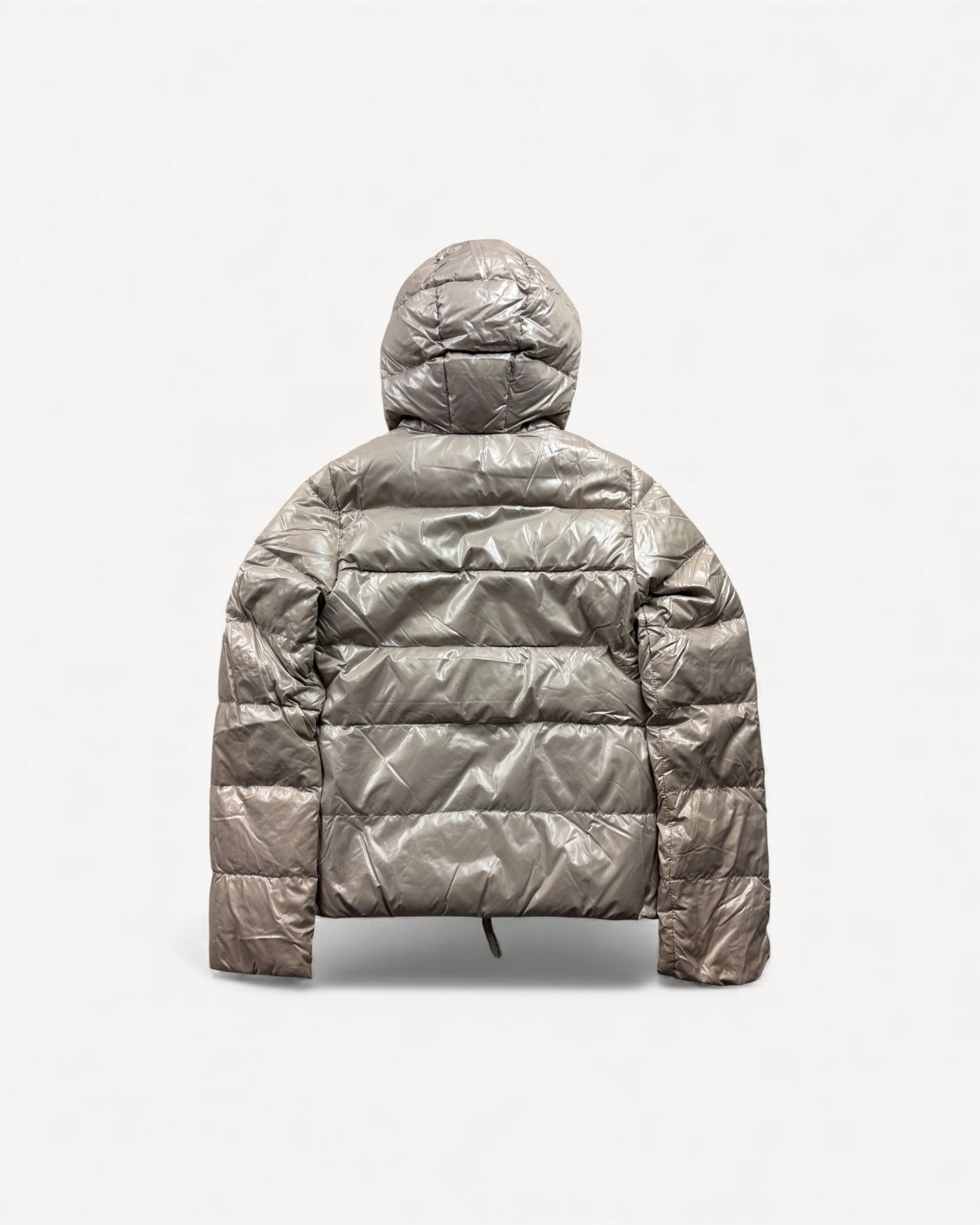 DUVETICA BEIGE PUFFER JACKET (S)
