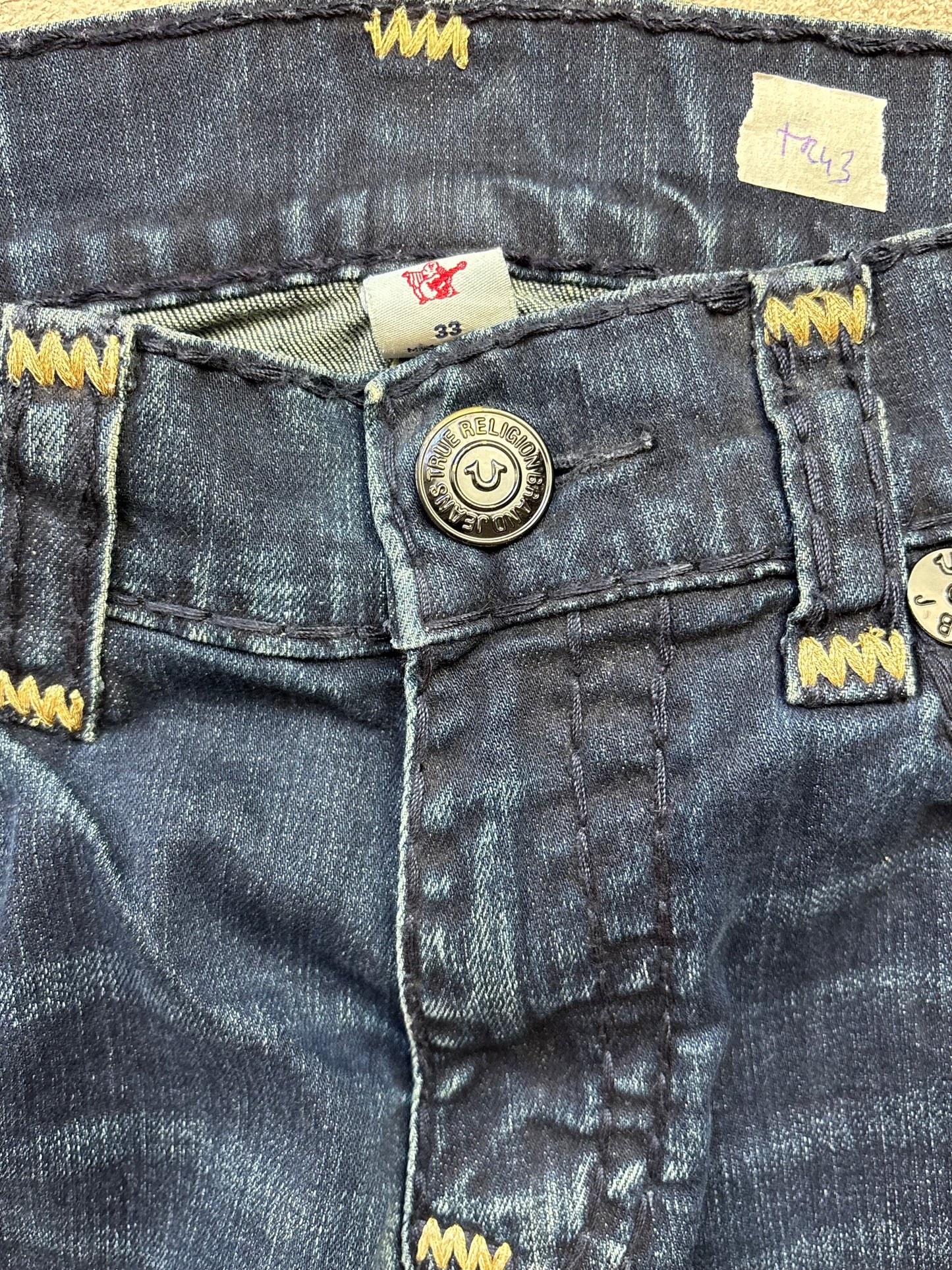 TRUE RELIGION JEANS W33 L34 #TR43