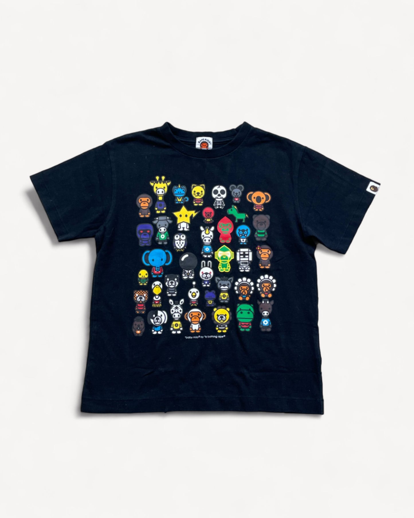 BAPE BLACK T-SHIRT (XS)