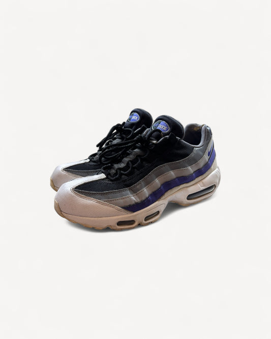 NIKE AIR MAX 95s WOLF GREY PERSIAN VIOLET SNEAKER (43)