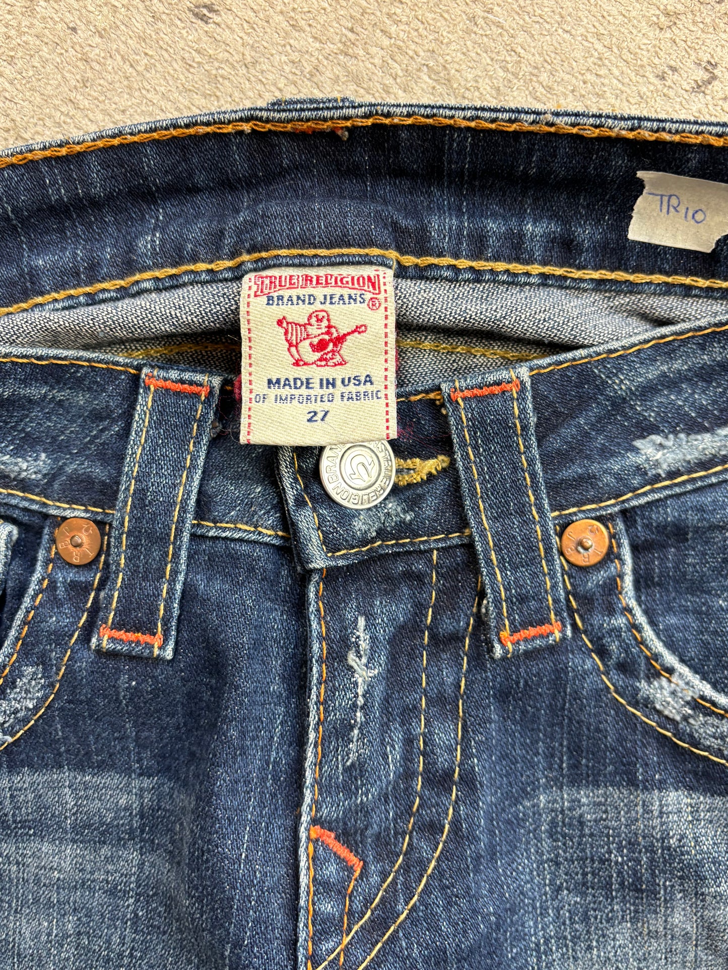 TRUE RELIGION JEANS W27 L30 #TR10