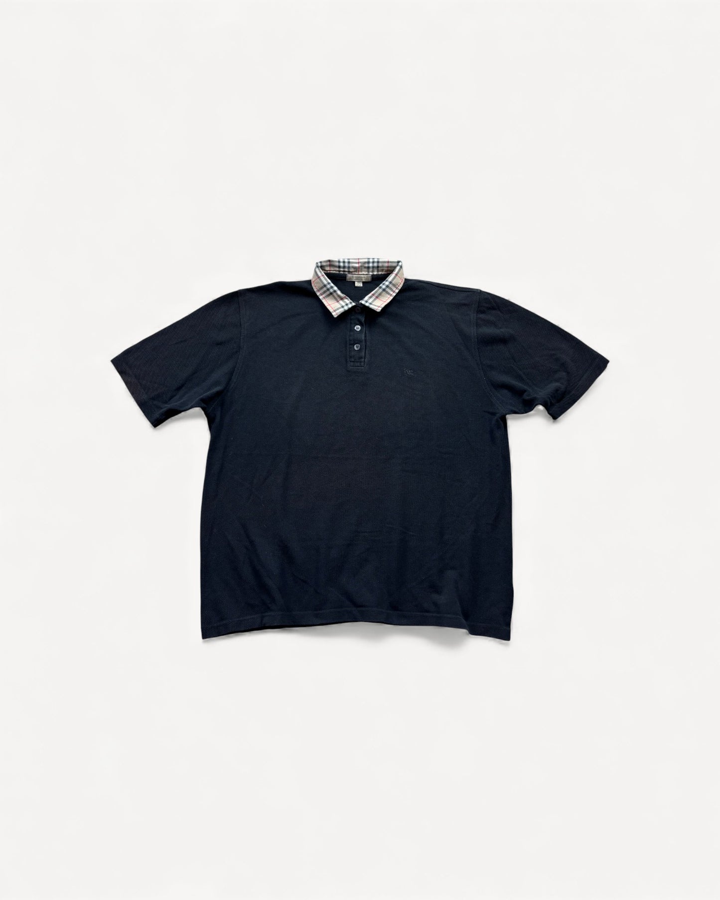 BURBERRY BLACK POLO SHIRT (L)
