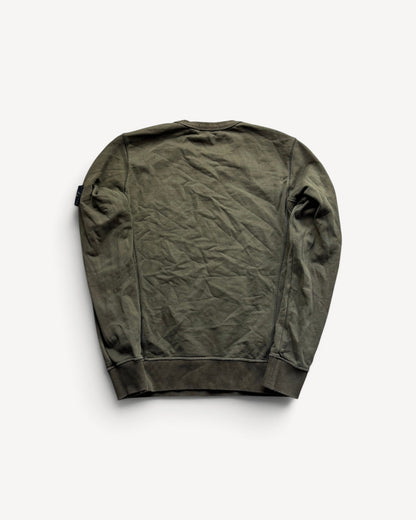 STONE ISLAND GREEN SWEATER (S)