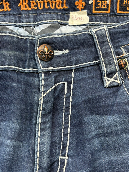 ROCK REVIVAL JEANS W38 L32 #RR22