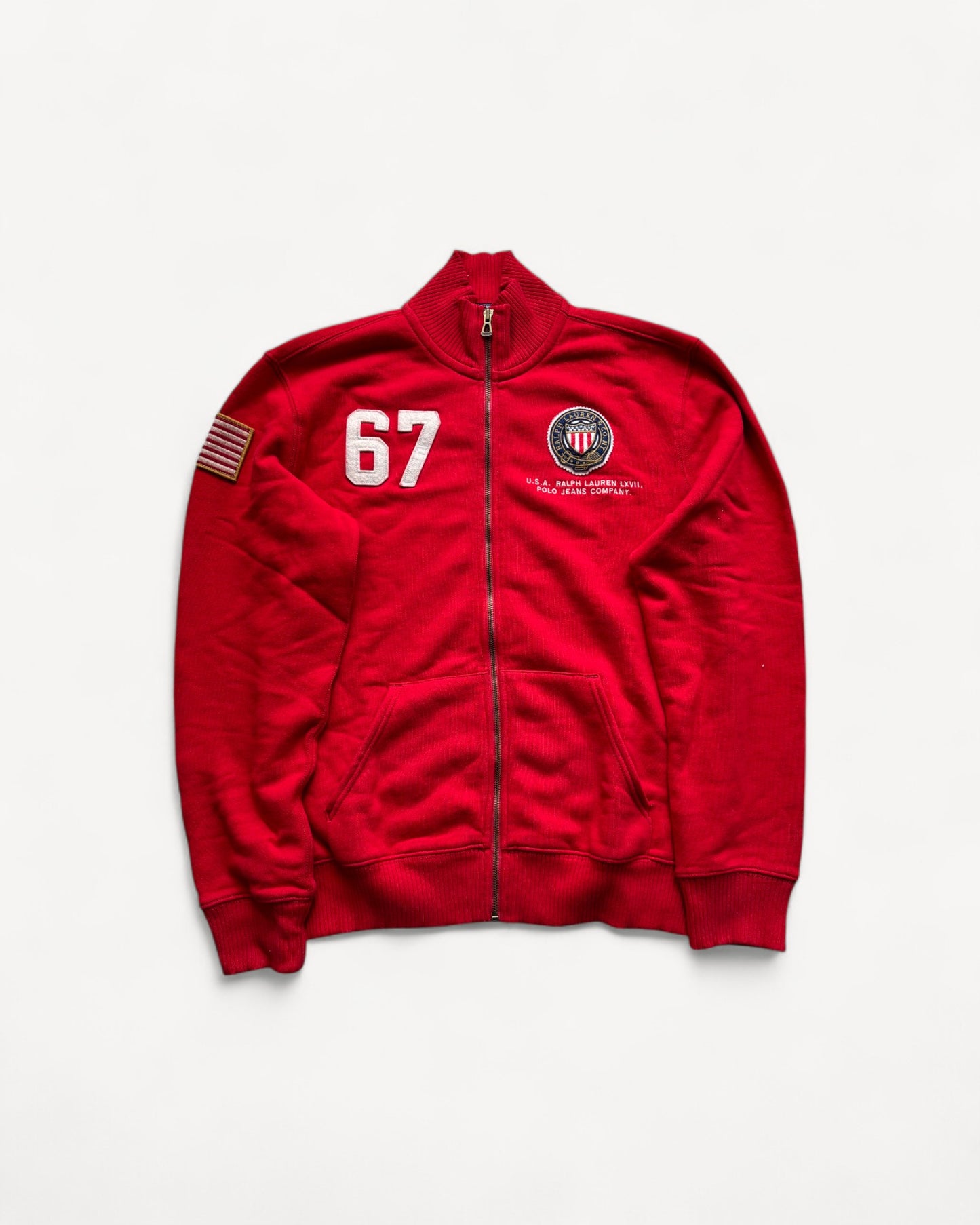 RALPH LAUREN ZIP UP HOODIE (M)