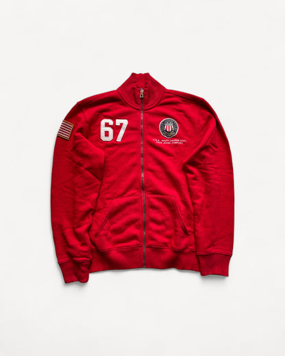 RALPH LAUREN ZIP UP HOODIE (M)