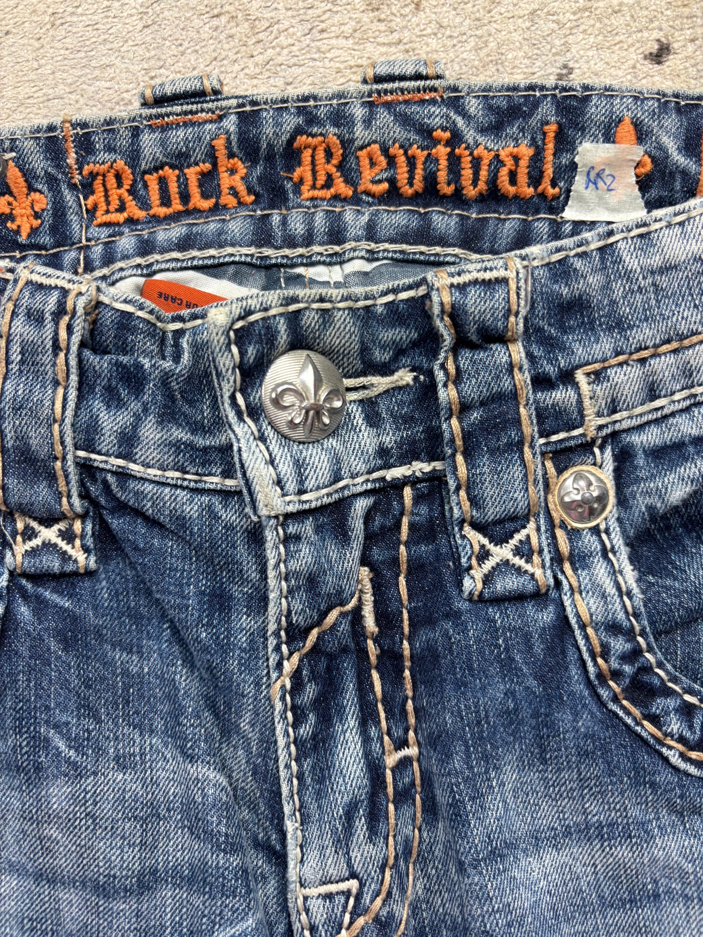 ROCK REVIVAL JEANS W27 L32 #RR2