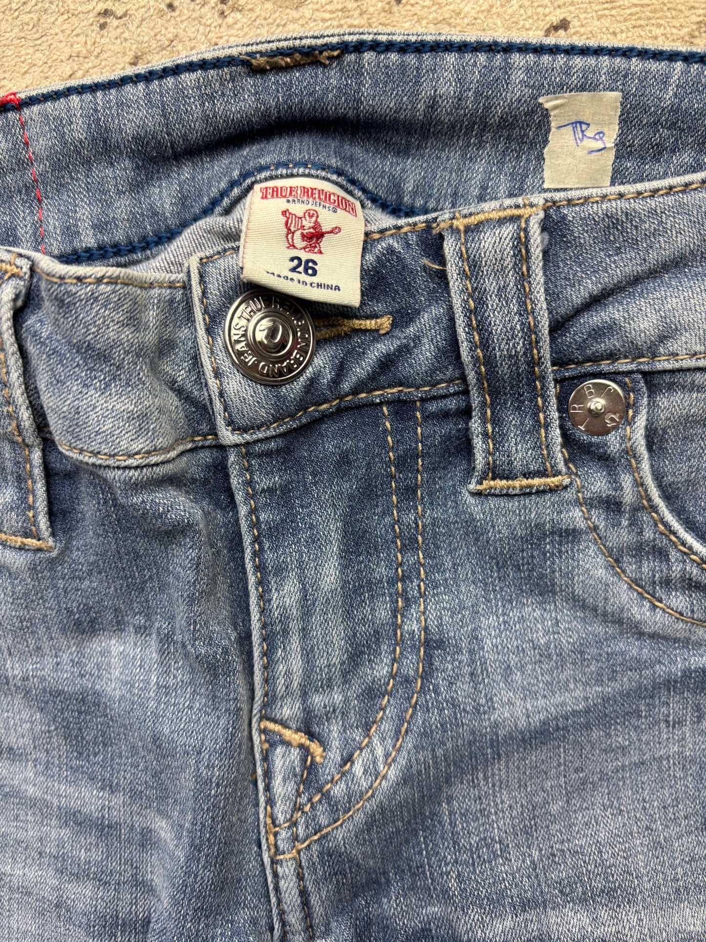 TRUE RELIGION JEANS W26 L32 #TR9