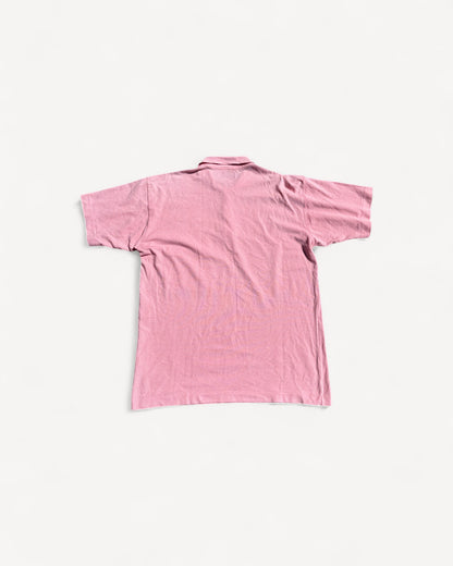 CP COMPANY PINK POLO SHIRT (M)