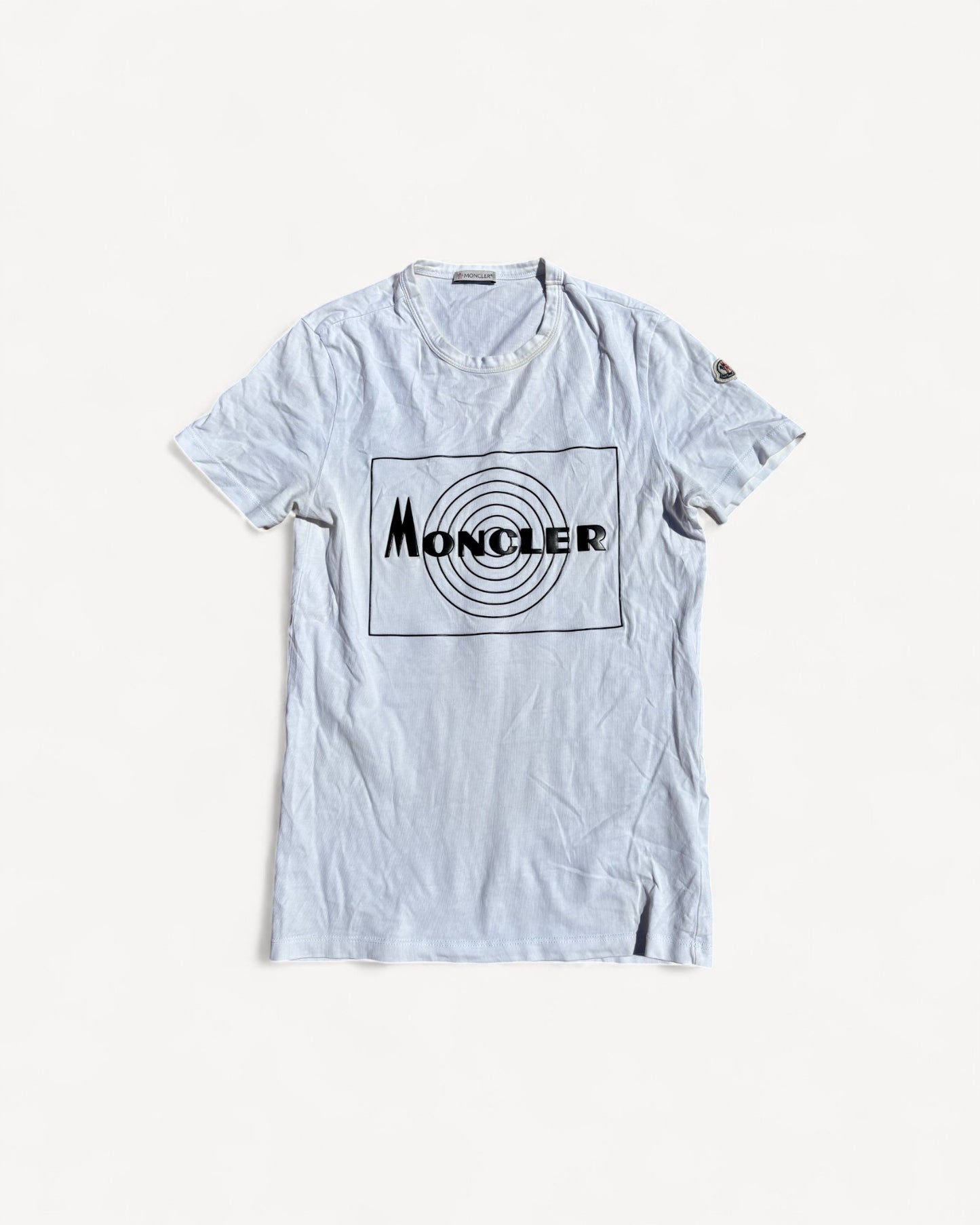 MONCLER WHITE T-SHIRT (S)