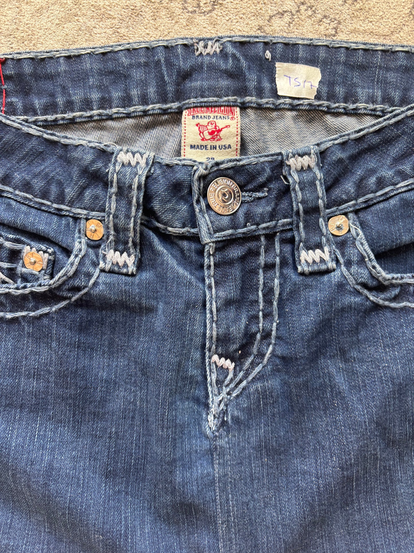 TRUE RELIGION SKIRT W28 #S17