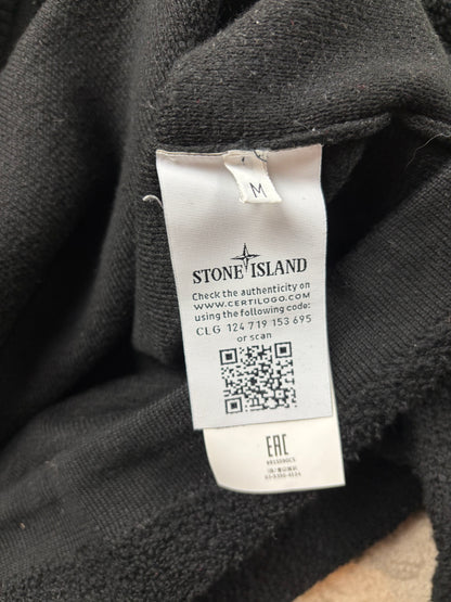 STONE ISLAND BLACK KNIT (M)