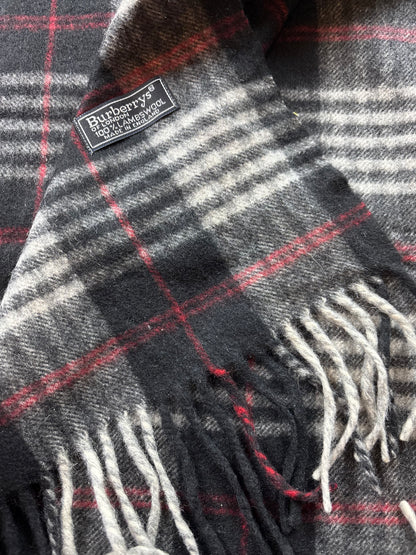 BURBERRY NOVACHECK SCARF BLACK