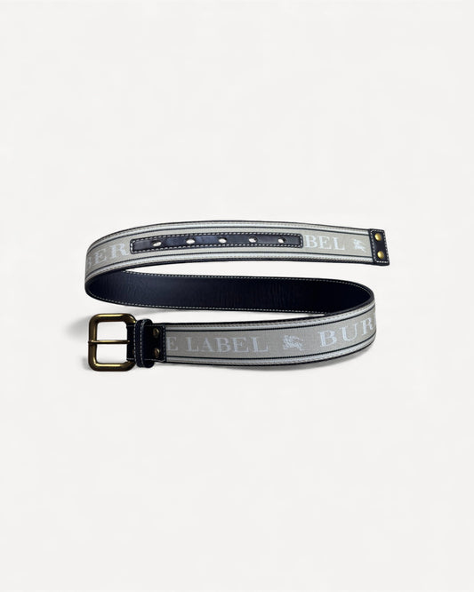 BURBERRY WHITE BELT