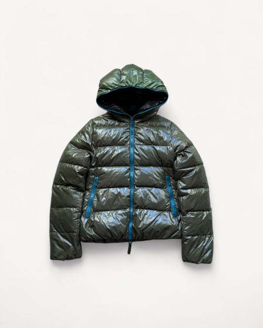 DUVETICA GREEN WOMEN PUFFER JACKET (S)