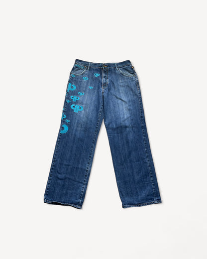 PELLE PELLE BAGGY JEANS W34 L32 #H2