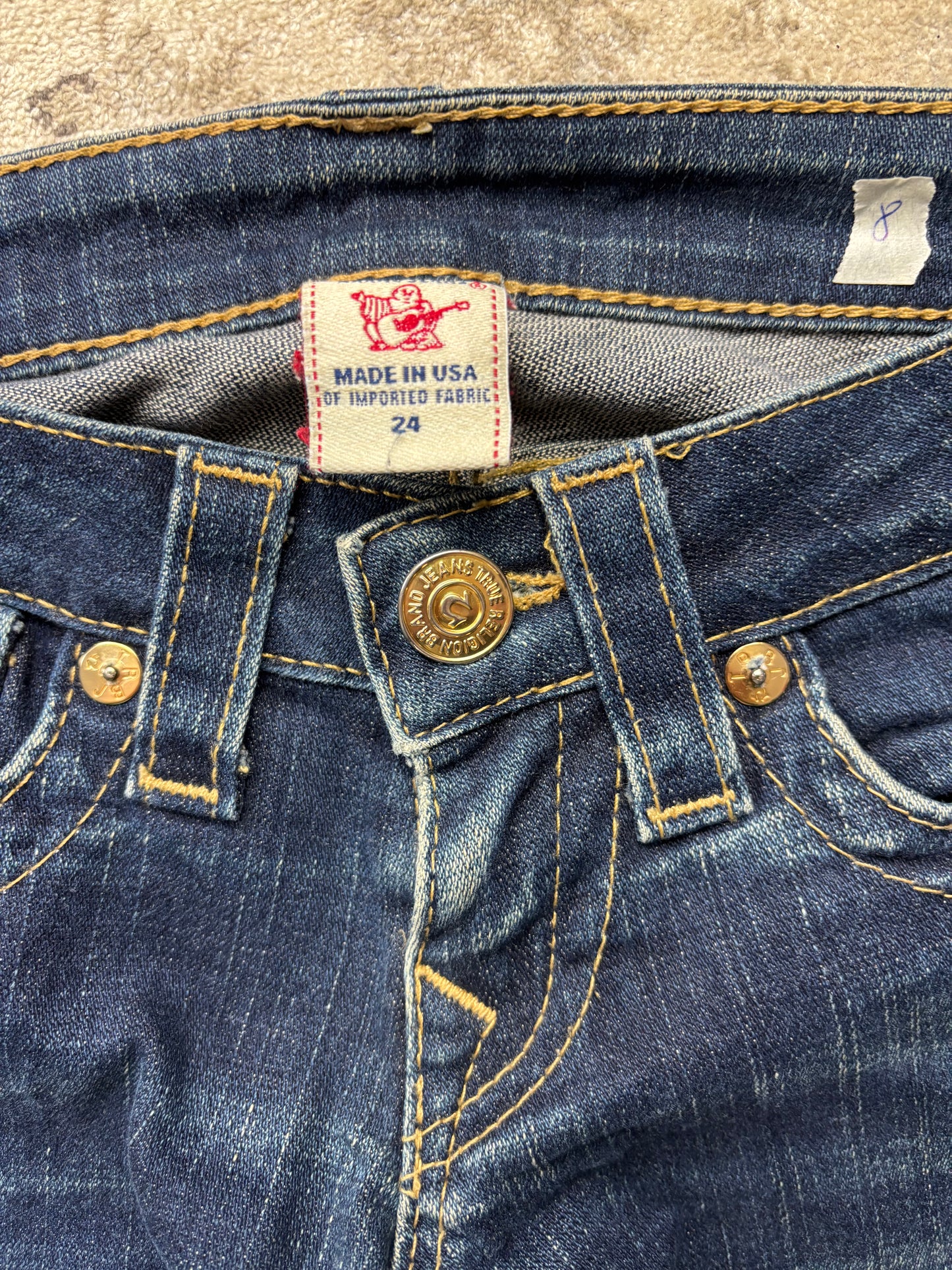 TRUE RELIGION JEANS W24 L30 #TR8