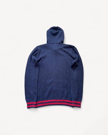 RALPH LAUREN NAVY ZIP UP HOODIE (M)